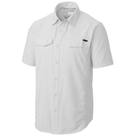Columbia Silver Ridge Short Sleeve Shirt - Mens, White, Large, 1441661100-L