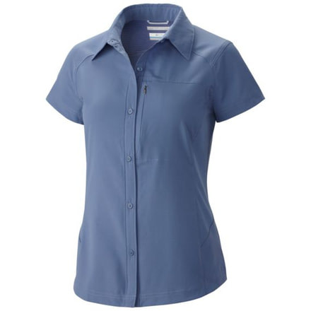 Columbia Silver Ridge Short Sleeve Shirt - Women's-Bluebell-Small