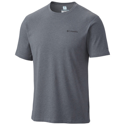 Columbia Silver Ridge Zero Short Sleeve - Men's -Grey Ash Heather-Small