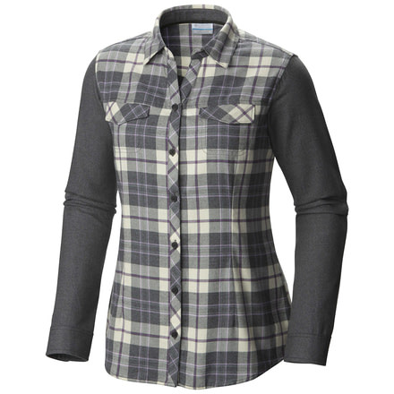 Columbia Simply Put II Flannel Shirt - Women's-Shark Blocked Large Plaid-Medium