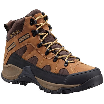 Columbia Smith Rock OutDry Hiking Boot - Men's-Hawk/Dark Banana-Medium-8.5