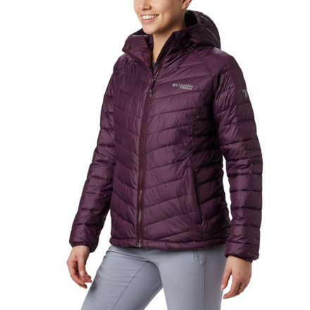 Columbia Snow Country Hooded Jacket - Womens, Black Cherry, Extra Small, 1823071522-XS