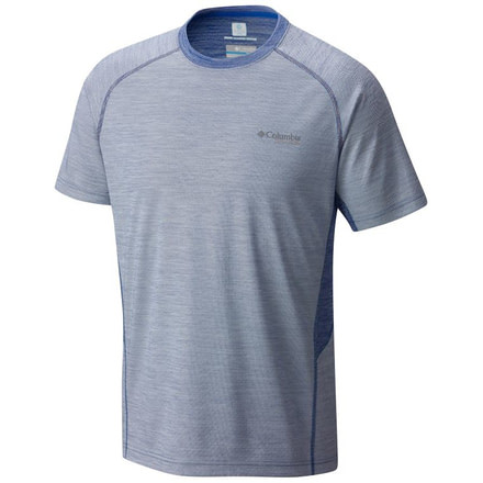 Columbia Solar Ice Short Sleeve Shirt - Mens, Azul, M 1786341437M