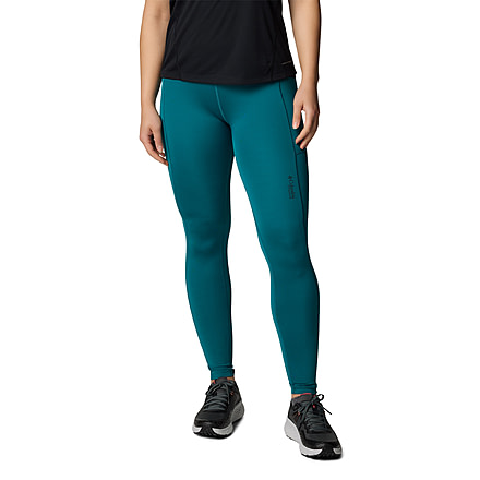Columbia Summit Valley Legging - Womens, River Blue/Black, L, 2118021-364-L-R