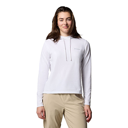 Columbia Sun Trek Hoodie II - Womens, White, Extra Small, 2119751100-100-XS
