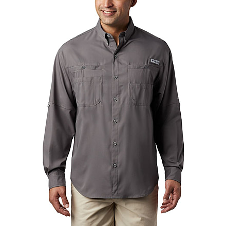 Columbia Tamiami II Long Sleeve Shirt - Mens, City Grey, Medium, 1286061023City GreyM