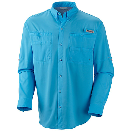 Columbia Tamiami II Long Sleeve Shirt - Mens, Riptide, 2XL, 128606-463-XXL