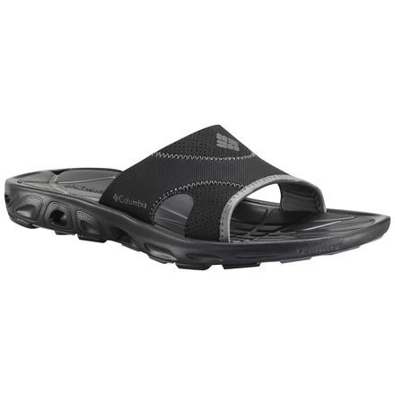 Columbia Techsun Vent Slide Sandal - Men's-Black/Charcoal-Medium-8