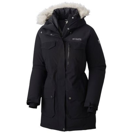 Columbia Titan Pass 780 TurboDown Parka - Womens, Black, Large, 1735591010-L