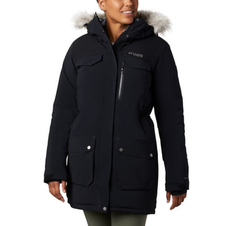 Columbia Titan Pass 780 TurboDown Parka - Womens, Black, Extra Large, 1735591011-XL