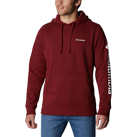Columbia Trek Hoodie - Mens, Red Jasper/Csc Stacked Logo, Extra Large, 1957911665RdJprCCStckdLgXL