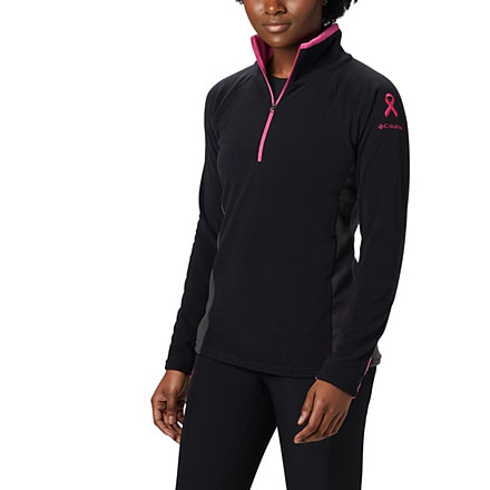 Columbia TTIP Glacial 1/2 Zip, Black, Shark, Extra Small - Womens, 1804991010-XS