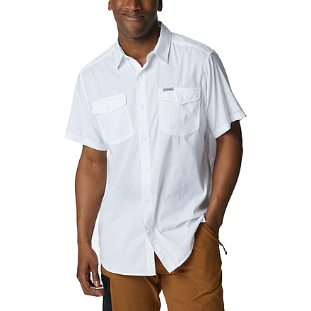 Columbia Utilizer II Solid Short Sleeve Shirt - Mens, White, 2XL, 1577761100-XXL