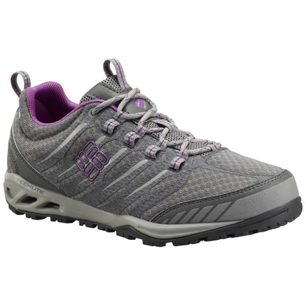 Ventrailia Razor OutDry Hiking Shoe - Womens-Light Grey/Razzle-Medium-9