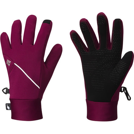 Columbia W Trail Summit Running Glove - Women's-Dark Raspberry-Medium