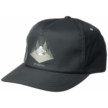 Columbia Washed Out Ball Cap - Unisex, Black, One Size, 1840061010-One Size