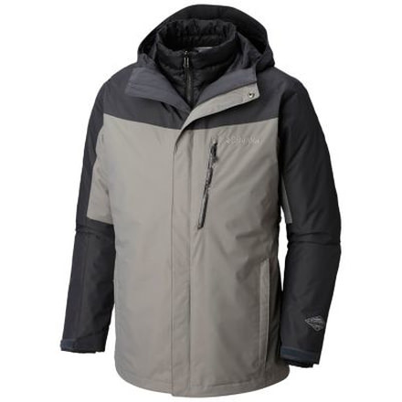 Columbia Whirlibird III Interchange Jacket - Mens, Boulder/Shark, Extra Large, 1800471003-XL