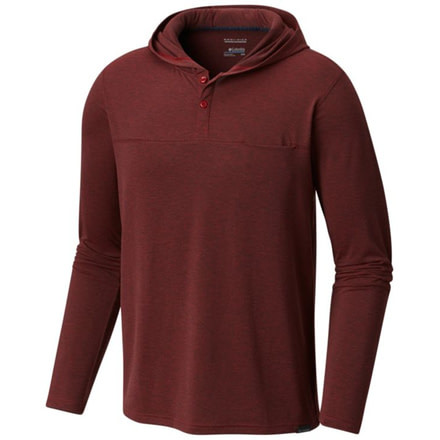 Columbia Whiskey Point Hooded Shirt - Mens, Red Element, L 1768751611L