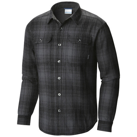 Columbia Windward III Shirt - Men's-Black Plaid-Small