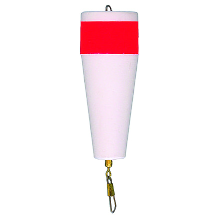 Comal Floats Reddi Popping Float Weighted w/Swivel Red/Wht 3in, 25WR3