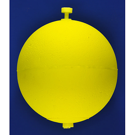 Comal Floats Round Yel Snap On/Off 3in, SS300Y