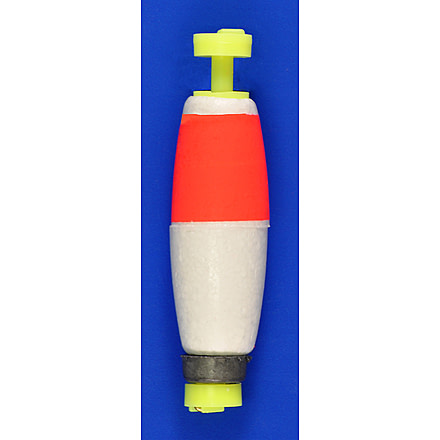 Comal Floats Weighted Cigar Push Button Snap-On/Off, 1-1/2in, WCS150A1