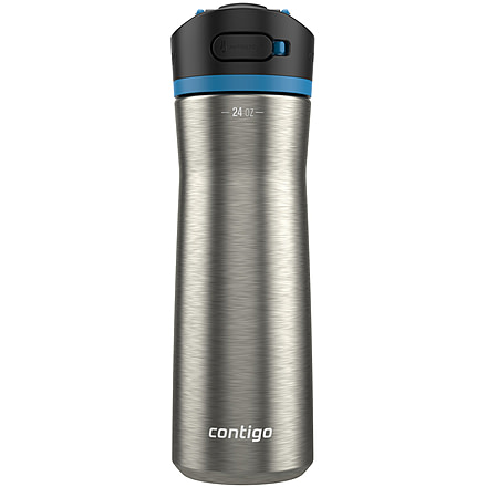 Contigo Ashland Chill 2.0 Stainless Steel Bottle, 24 oz, W Blue Poppy, 24, CTSSASHLCH2024-15