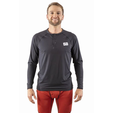 Corbeaux Ajax Henley - Mens, Black