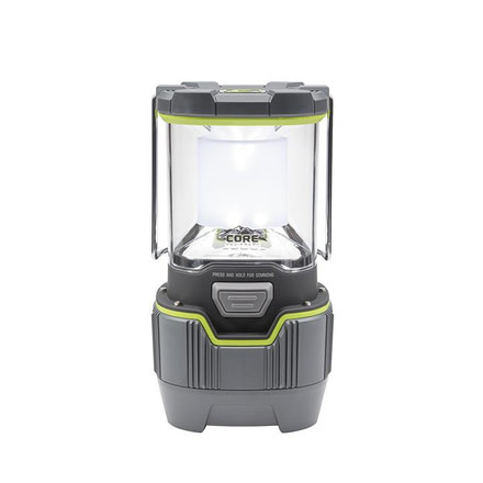 Core Equipment 1000 Lumen Rechargeable Lantern, Gray, 4.7 x 4.7 x 8.6 in, 40033