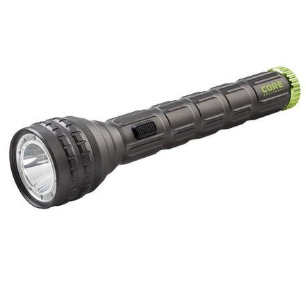 Core Equipment 1250 Lumen Multi-Color LED Flashlight, Gray, 11.3 x 1.5 x 2.6 in, 40012