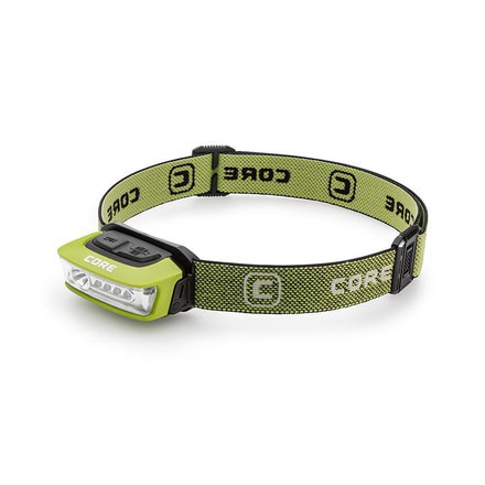 Core Equipment Multi-Color Sport Headlamp, 100 Lumen, Gray, 2.5 x 1.7 x 1.3 in, 40049