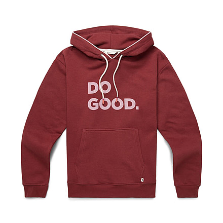 Cotopaxi Do Good Organic Pullover Hoodie - Womens, Burgundy, Extra Large, DGH-F23-BURG-W-XL