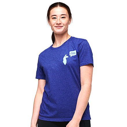 Cotopaxi Good Day T-Shirt - Womens, Blue Violet, Large, TS-S22-GDAY-BLVI-W-L