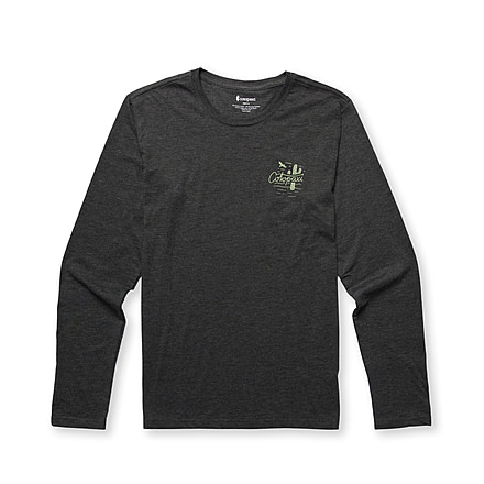 Cotopaxi Hello Llama Long-Sleeve T-Shirt - Mens, Iron, Large, LS-F22-HLL-IRON-M-L