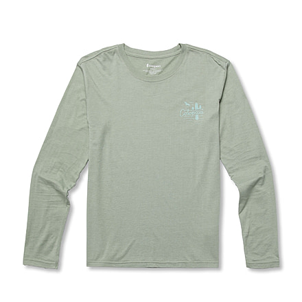 Cotopaxi Hello Llama Long-Sleeve T-Shirt - Womens, Silver Leaf, Medium, LS-F22-HLL-SLVL-W-M