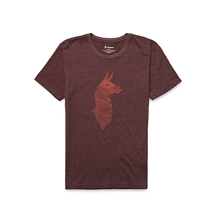 Cotopaxi Topo Llama T-Shirt - Womens, Chestnut, Extra Large, TS-F22-TLL-CHSNT-W-XL