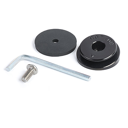 Cotton Carrier CCS 10 Degree Angled Hub, Black, One Size, 344ARH