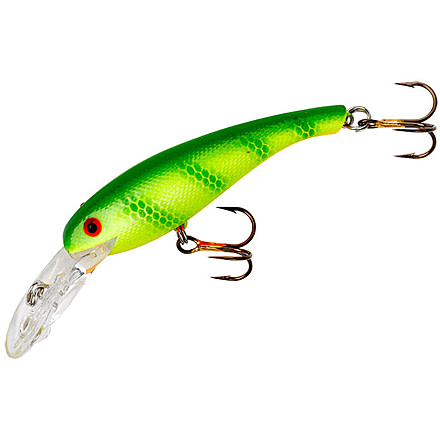 Cotton Cordell Wally Diver Crankbait, 2 1/2in, 1/4 oz, Floating, Chartreuse, CD542