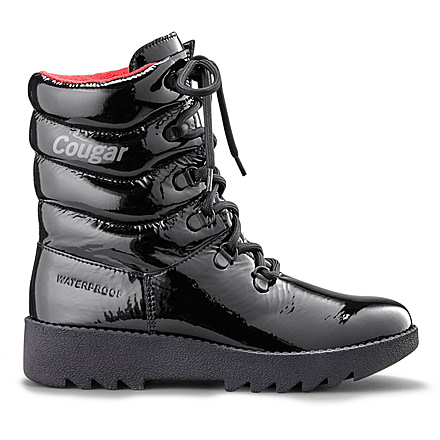 Cougar Original Pillow Patent Waterproof Winter Boots - Womens, Black, 6 US, ORIGINAL 39068-Black-6