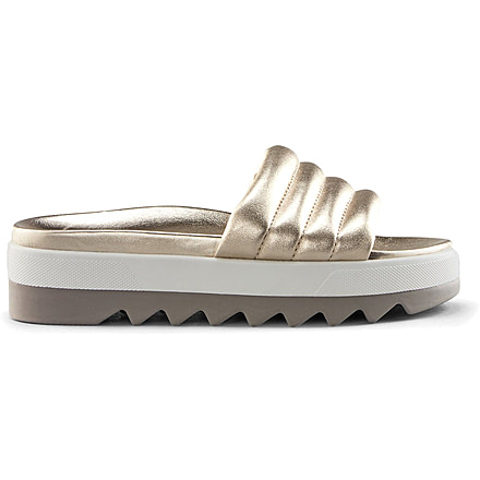 Cougar Prato Leather Sandal - Womens, Platino, 6, Prato-L-Platino-6