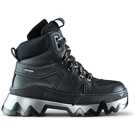 Cougar Wicked Leather Winter Sneaker with PrimaLoft - Womens, Black, 9, Wicked-Black-9