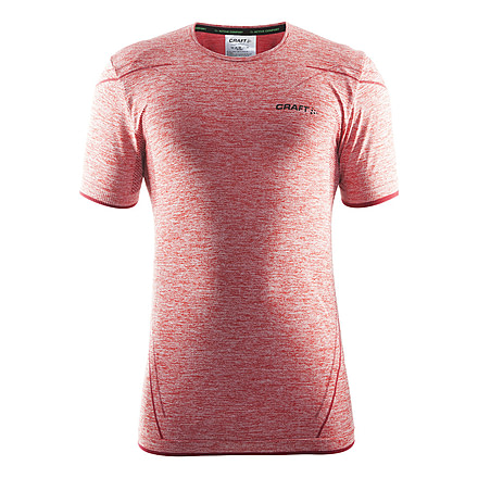 Craft Active Comfort Roundneck Short Sleeve - Mens -Bright Red-Large