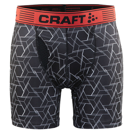 Craft Greatness Boxer 6 in - Men's-Caleido BW/Drama-Small