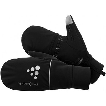 Craft Hybrid Weather Glove-Black-Large