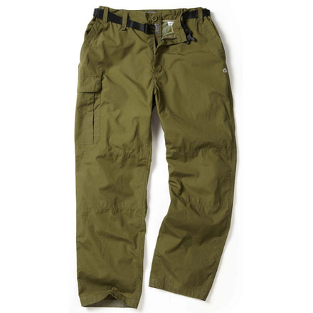 Crag Hoppers Classic Kiwi Trouser - Men's-Dark Moss-32 Waist-Short Inseam