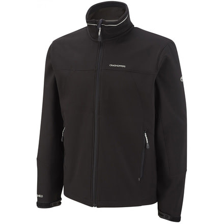 Crag Hoppers Luka Jacket - Men's -Black/Black-XX-Large