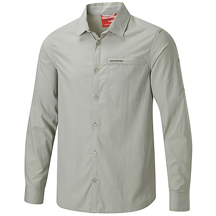 Crag Hoppers Nosilife Belay Long Sleeve Shirt - Men's -Parchment-XX-Large