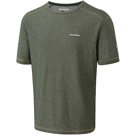 Crag Hoppers Nosilife Short Sleeve Base T-Shirt - Men's -Cedar Marl-Small