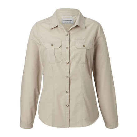 Craghoppers Adventure Shirt, Desert Sand, 6, CWS469-69410L