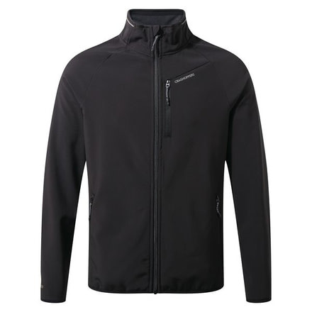 Craghoppers Baird Softshell Jacket, Black, Medium CML06080060